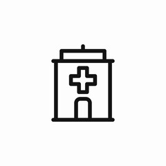Obraz premium pharmacy store icon sign vector