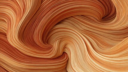 Abstract swirling patterns of orange and beige colors creating a dynamic and visually striking texture reminiscent of natural formations and flowing art