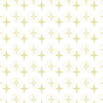 Pattern con stelline scintillanti dorate