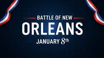 Battle of new orleans january 8th commemorative graphic