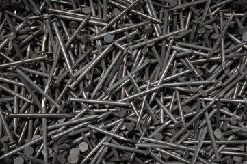Large Pile of Small Steel Nails