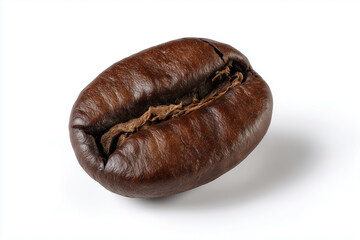 Coffee bean isolated on white background.