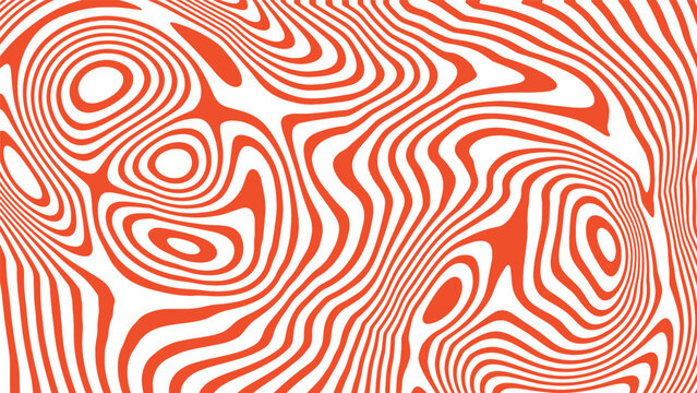 Abstract wave dynamic orange pattern background