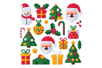 Festive Christmas Holiday Elements Collection