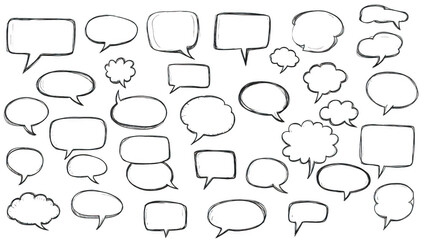 Fototapeta premium Speech bubble isolated on transparent background