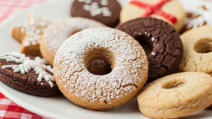Indulge in these delightful homemade cookies with dusting of powdered sugar perfect for holiday gatherings and sweet celebrations