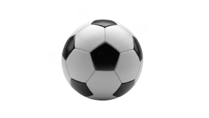 Soccer ball isolated on transparent background