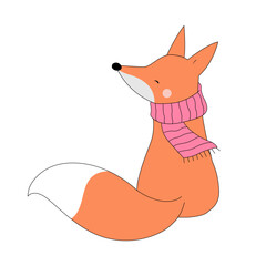 Cute Christmas Fox
