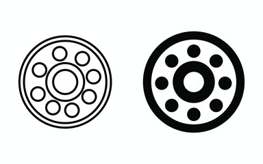 Film reels icon showing circular frames symbolizing cinema production and recording