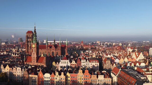 View of the Old Town - Gdansk, Poland