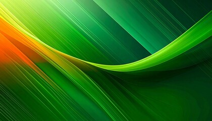 Green and orange abstract background with flowing lines for wellness and health concepts vibrant and modern design.