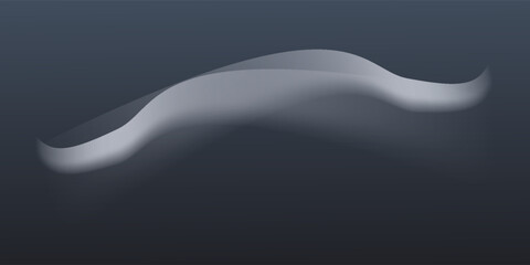 Abstract flowing organic shapes intertwining with serene energy on a dark background.