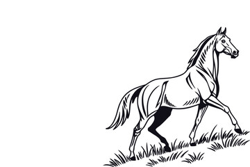 Fototapeta premium horse vector illustration