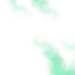 Abstract light green watercolor texture on white, isolated on transparent background