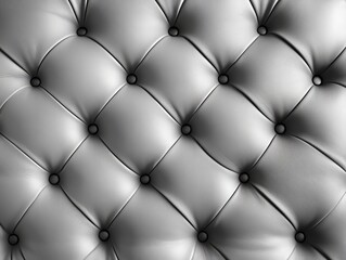 Obraz premium Gray leather background Grey Leather Abstract Upholstery Pattern Texture Background Empty Surface Gray Vintage isolated on white background
