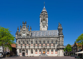 Middelburg Town Hall (Middelburg Stadthuis) is situated at the market of Middelburg, Zeeland, Netherlands.