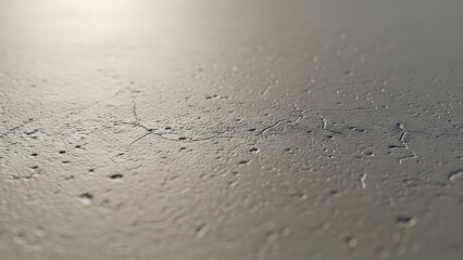 Close Up of Smooth Light Gray Concrete Surface with Textured Cracks and Subtle Shadows