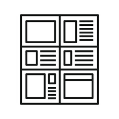 Download this modern newspaper layout for your next project, organize your content with this easy to use template for print or digital media today