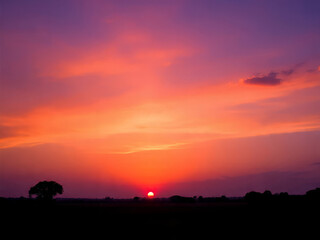 Obraz premium sunset 