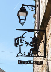 Enseigne Librairie