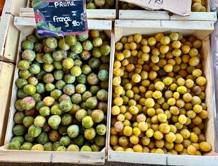 Prunes & Figs for sale at a French market