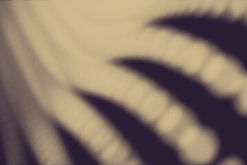 Abstract halftone background with surreal tentacles