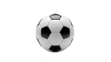 Soccer ball isolated on transparent background