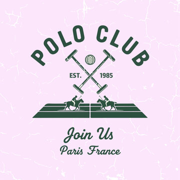Polo Club Vector Illustration