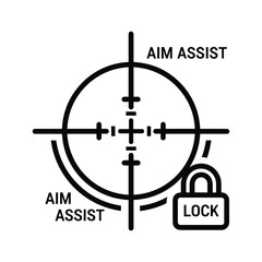 Precision Aim Assist Target Lock for Gaming Advantage in Esports, Secure Targeting System with Lockdown Technology, Enhanced Accuracy in Video Games