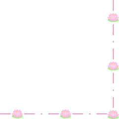 Floral Corner Border Frame