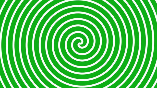 Black and white rotating and looping hypnosis spiral.Black and White Hypnotizing Spiral. 4K Looping Background Animation.