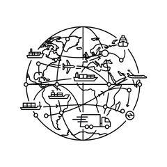 Pants Measurement and Custom Tailoring Service Line Icon