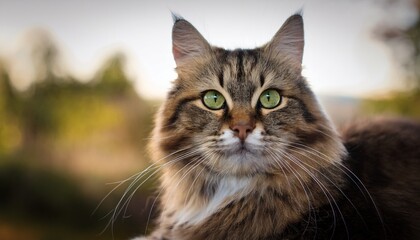 Obraz premium Portrait Of A Cat