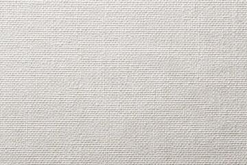 Fototapeta premium Fine Weave Artist Canvas Clean White Seamless Top Down View Natural Fabric Texture Material