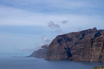 Cliffs Los Gigantes and Atlantic ocean, Tenerife, Spain