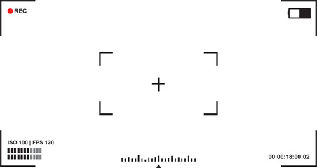 Camera Viewfinder Interface Recording Overlay