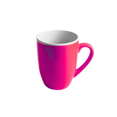 Vibrant Magenta Coffee Mug - A Stylish and Appealing Drinkware Choice for Your Morning Beverage
