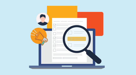 Brand Loyalty, Customer Reviews, and Trust-Building Strategies &ndash; 2D Business Illustration