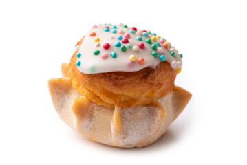 Pardulas, tipico dolce pasquale della Cucina Sarda, con zafferano e ricotta 