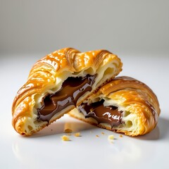 croissant with chocolate