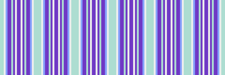 Ondividuality textile vertical stripe, school texture background seamless. Tefresh lines fabric vector pattern in violet and white colors.