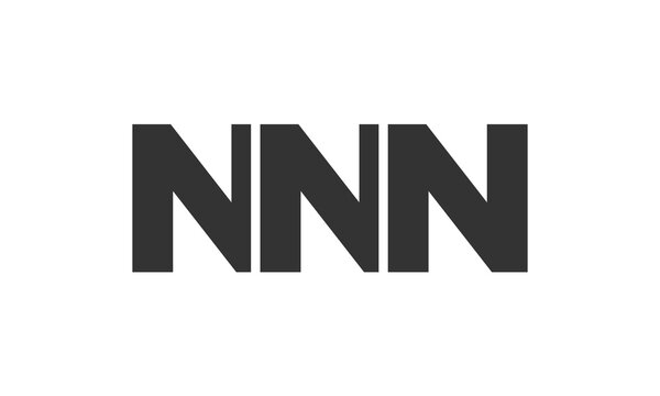 NNN logo design template with strong and modern bold text. Initial based vector logotype featuring simple and minimal typography. Trendy company identity.