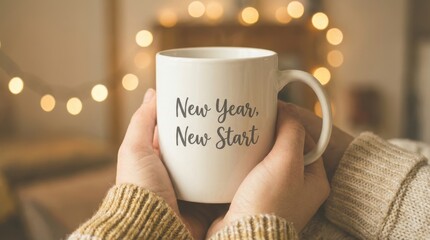 Celebrating a fresh beginning with a cozy mug of inspiration for the New Year
