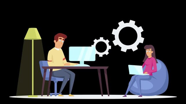 Programming Scene Situation &ndash; Software Development and Coding Concept