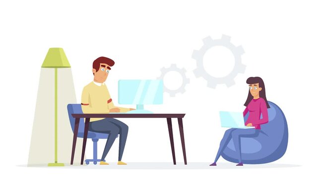 Programming Scene Situation &ndash; Software Development and Coding Concept