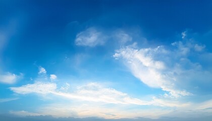 Obraz premium Bright Blue Sky Wide White Soft Cloud Background Texture Cyan Clear Summer Day Light Gradients Winter Cloudy Nature Beauty Texture Horizon Air In Summer Abstract Gradient Clam Sunlight Spring View