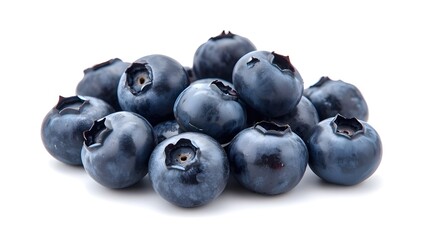 Blueberries isolated on white, Blueberries isolated on white background