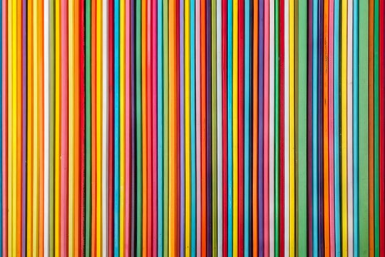 Colorful Vertical Wood Panels Background Texture