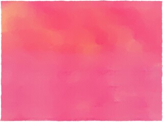 Bright hand painted light red watercolor background, wash technique.