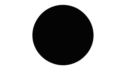 Versatile black circle shape perfect for branding and logo designs, easy to incorporate into any creative project